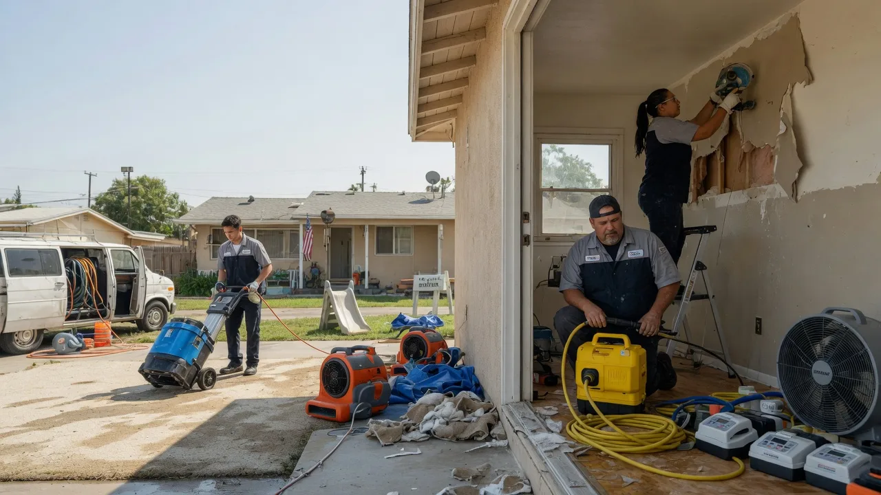Water Damage Restoration in Pointblank, TX near me